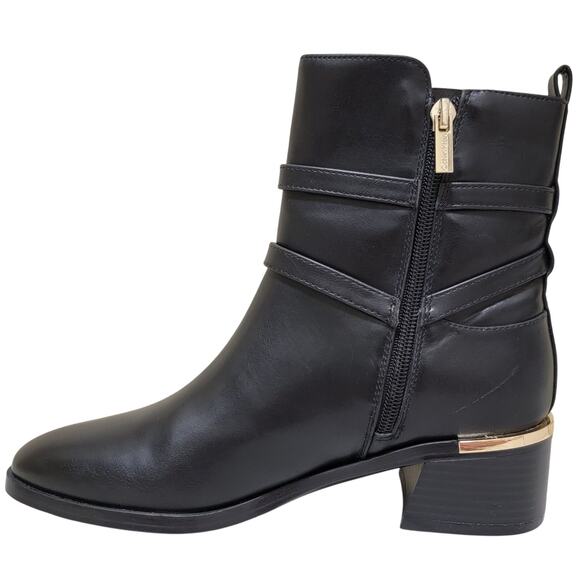 Calvin Klein Women Jasen Block Heel Dress Ankle Booties Size US 7.5M Black - Picture 3 of 5